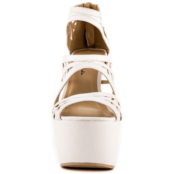 Michael Antonio Cutout Platform Heel White - Picture 7 of 8